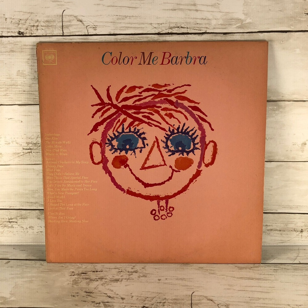 Barbra Streisand Color Me Barbra Vinyl LP Columbia CL 2478 Mono 360 Sound 1966